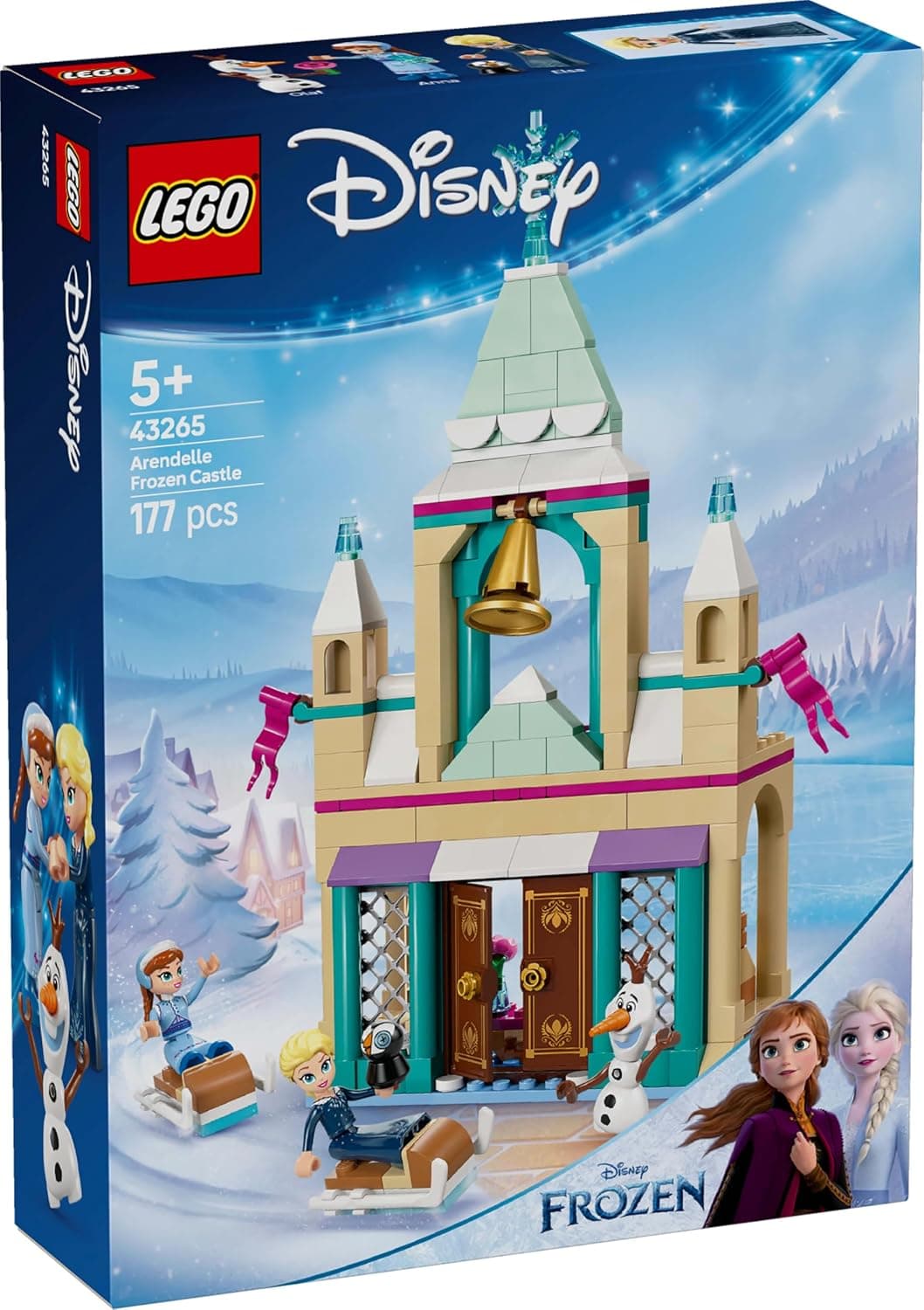 لگو Disney Princess قلعه Arendelle Frozen مدل 43265 لگو Disney Princess قلعه Arendelle Frozen مدل 43265