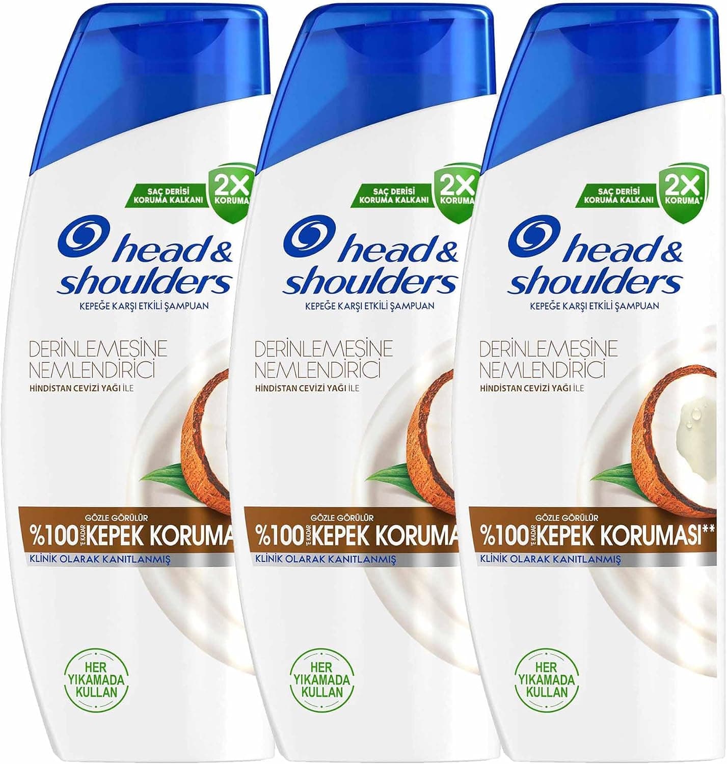 شامپو Head & Shoulders ضد شوره آبرسان عمیق با روغن نارگیل مصرف روزانه 330ML شامپو Head & Shoulders ضد شوره آبرسان عمیق با روغن نارگیل مصرف روزانه 330ML