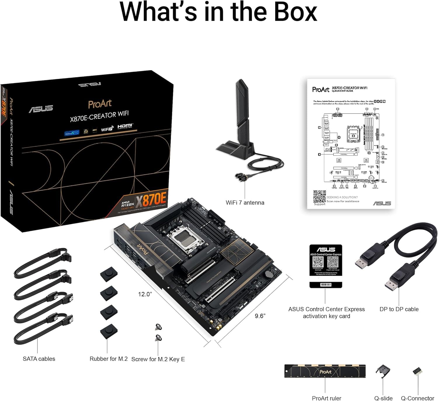 مادربرد ASUS ProArt X870E-CREATOR WIFI با چیپست AMD X870E مادربرد ASUS ProArt X870E-CREATOR WIFI با چیپست AMD X870E
