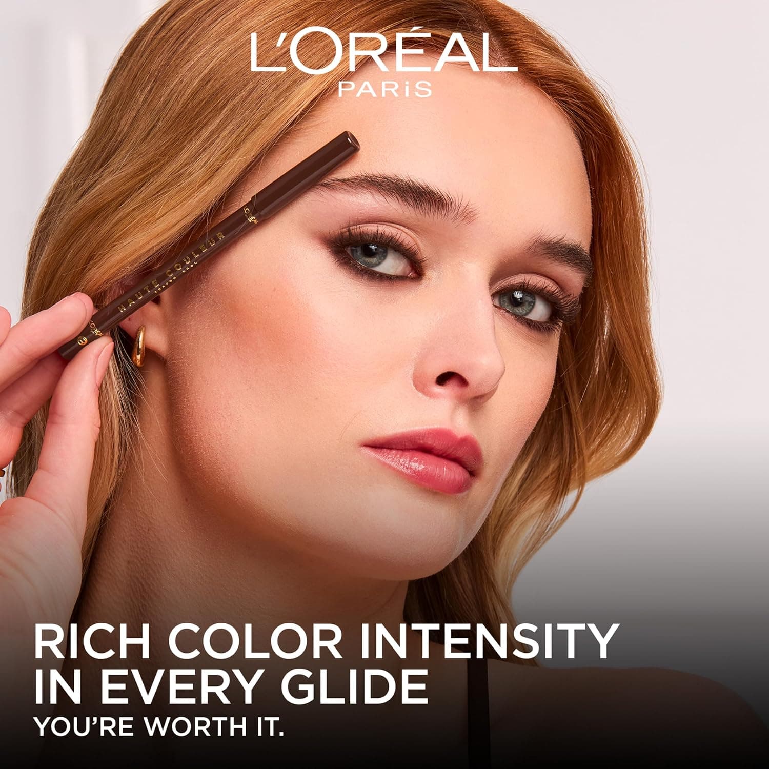 مداد چشم L'Oreal Paris مدل Haute Couleur رنگ Brun Leather مداد چشم L'Oreal Paris مدل Haute Couleur رنگ Brun Leather