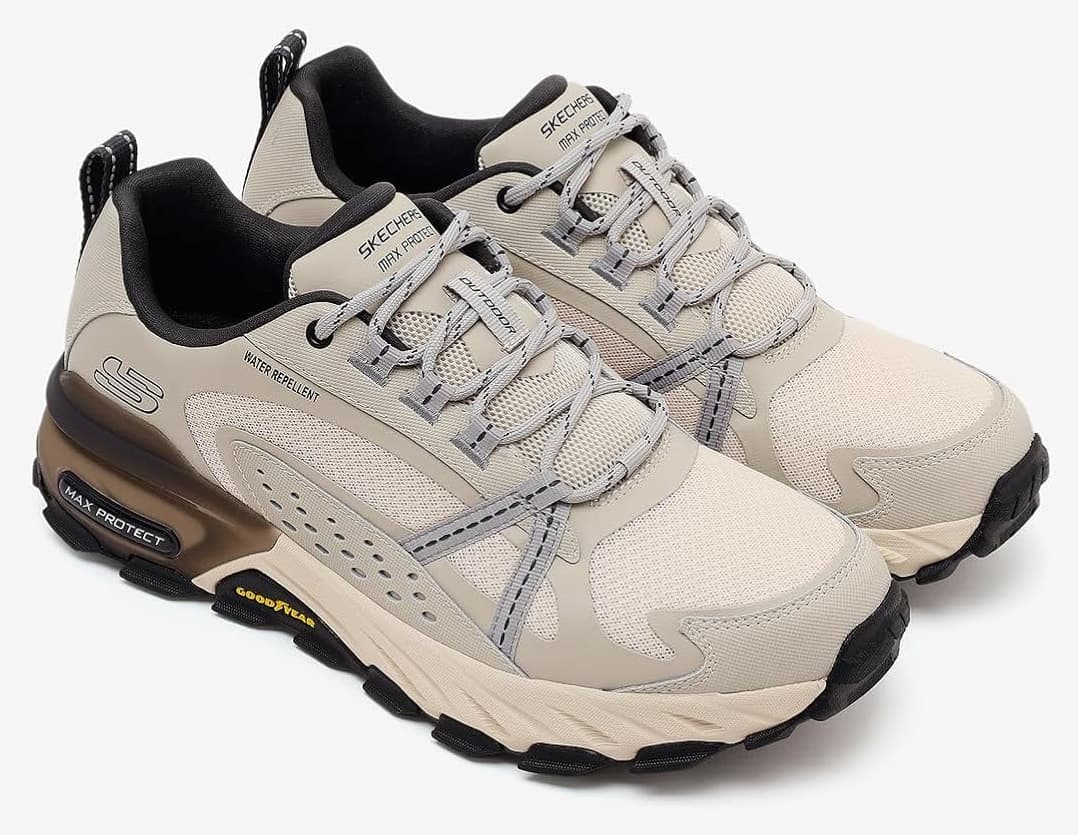 کفش مردانه Skechers Max Protect فضای باز بژ مدل 237303 کفش مردانه Skechers Max Protect فضای باز بژ مدل 237303