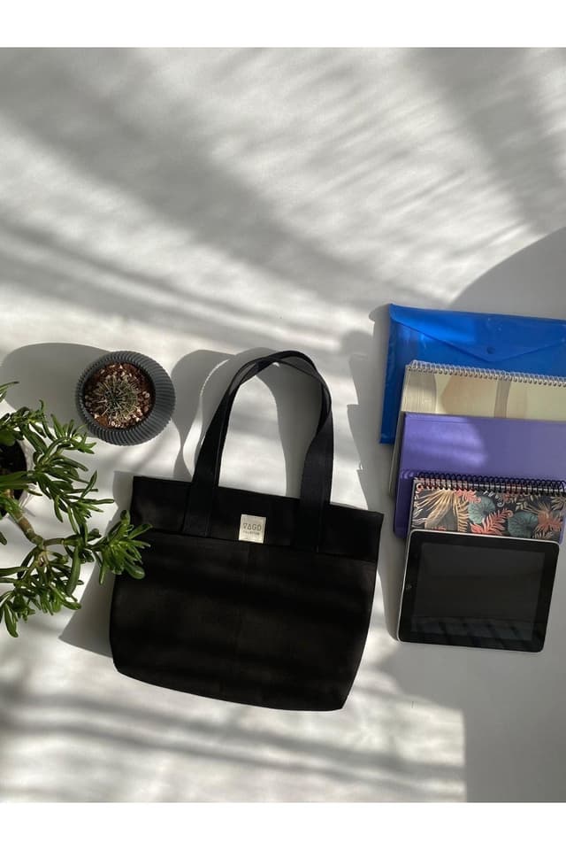 کیف زنانه VAGO COLLECTION کانواس اکو مشکی کیف زنانه VAGO COLLECTION کانواس اکو مشکی