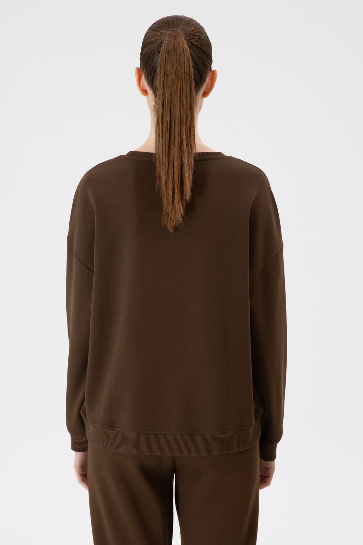 سوئیشرت زنانه U.S. Polo Assn. یقه گرد قهوهای مدل 50313562-VR029 سوئیشرت زنانه U.S. Polo Assn. یقه گرد قهوهای مدل 50313562-VR029