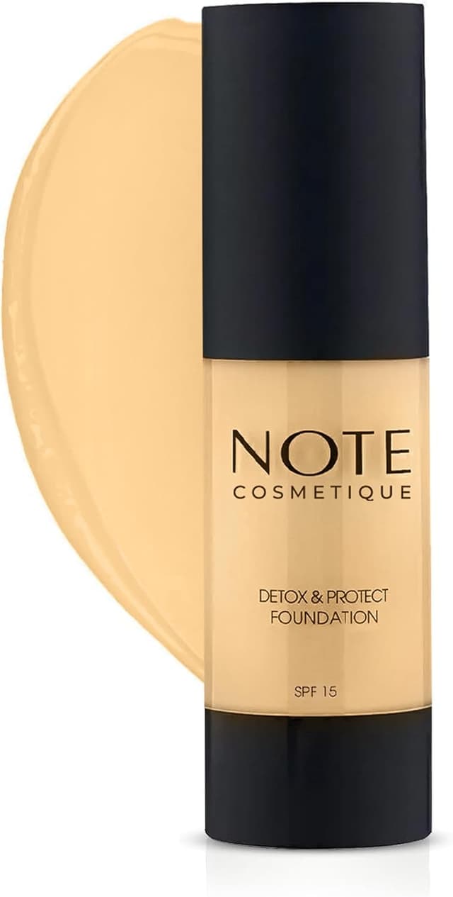 کرم پودر NOTE مدل Detox And Protect شماره 03 پمپی رنگ بژ متوسط کرم پودر NOTE مدل Detox And Protect شماره 03 پمپی رنگ بژ متوسط