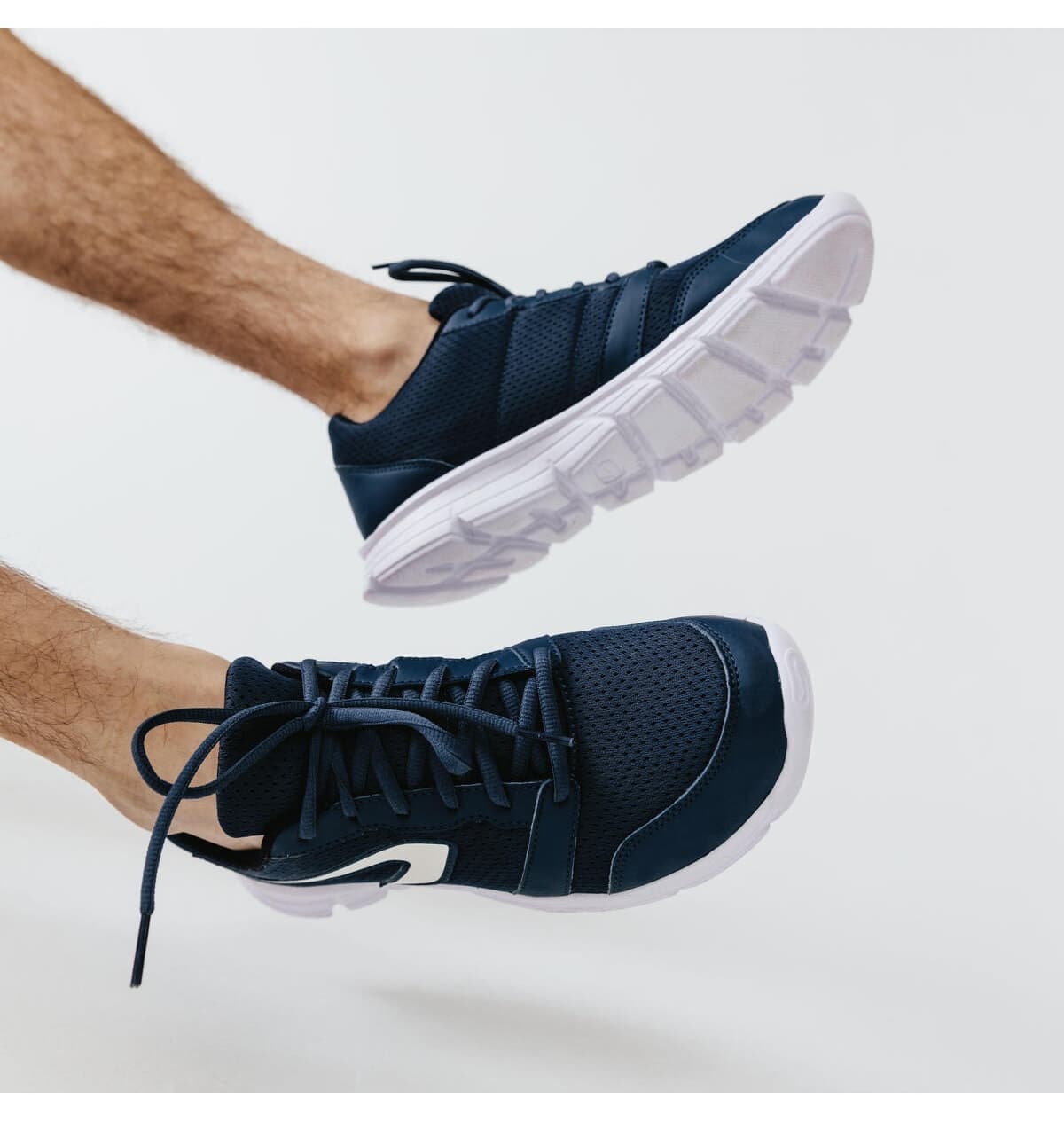 کفش دویدن ورزشی مردانه Decathlon آبی مدل Run 100 کفش دویدن ورزشی مردانه Decathlon آبی مدل Run 100