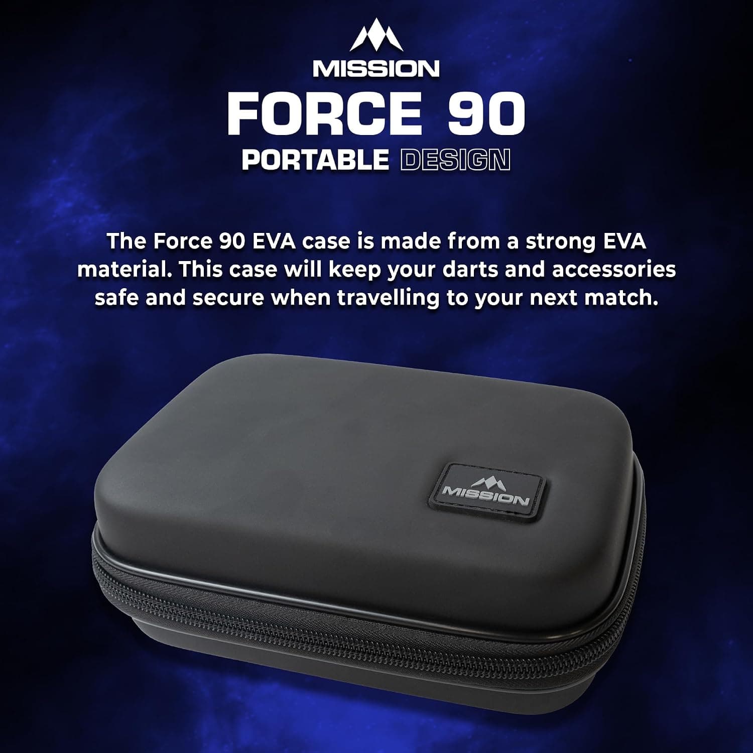کیف نگهداری دارت Mission Darts مشکی مدل Force 90 EVA کیف نگهداری دارت Mission Darts مشکی مدل Force 90 EVA