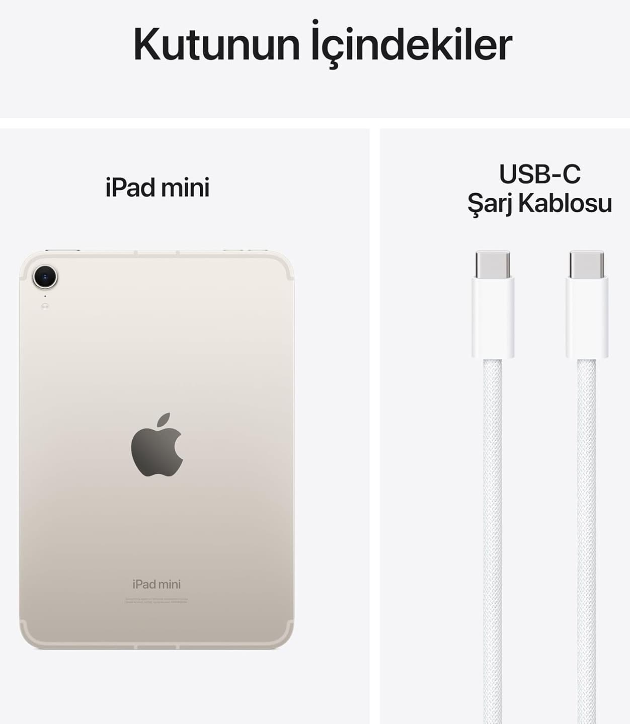 تبلت Apple iPad mini 8.3 اینچی A17 Pro 128GB رنگ نور ستارهای تبلت Apple iPad mini 8.3 اینچی A17 Pro 128GB رنگ نور ستارهای