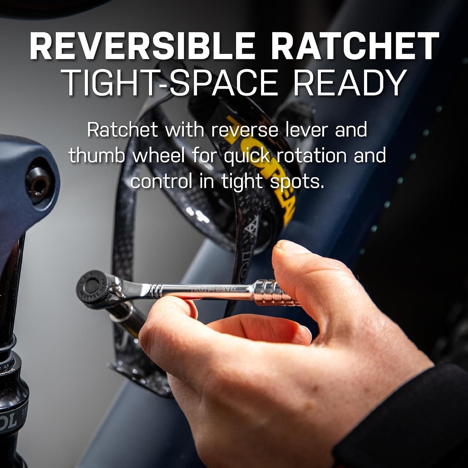 ابزار جغجغهای Topeak Ratchet Rocket Lite DX مشکی 12 ابزار جغجغهای Topeak Ratchet Rocket Lite DX مشکی 12
