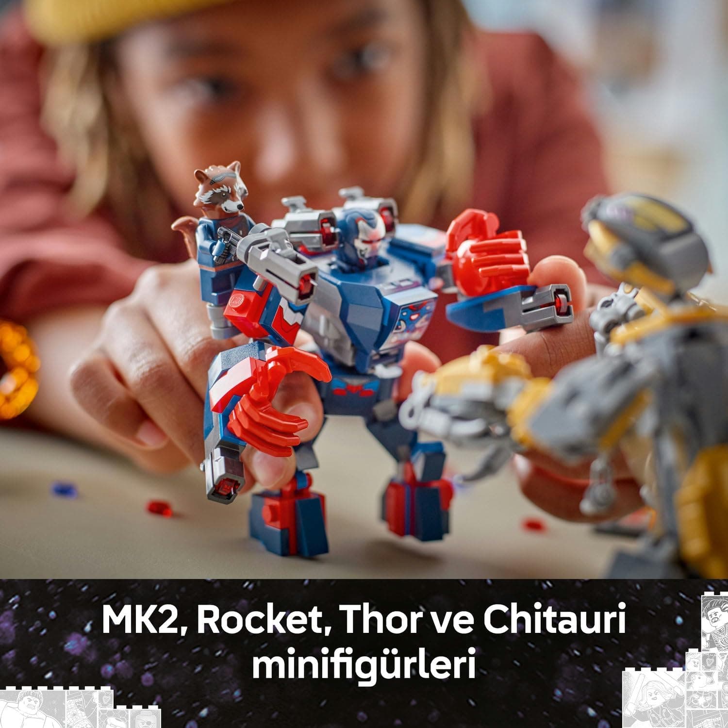 لگو Marvel Avengers Endgame Thor در برابر Chitauri مدل 76322 لگو Marvel Avengers Endgame Thor در برابر Chitauri مدل 76322
