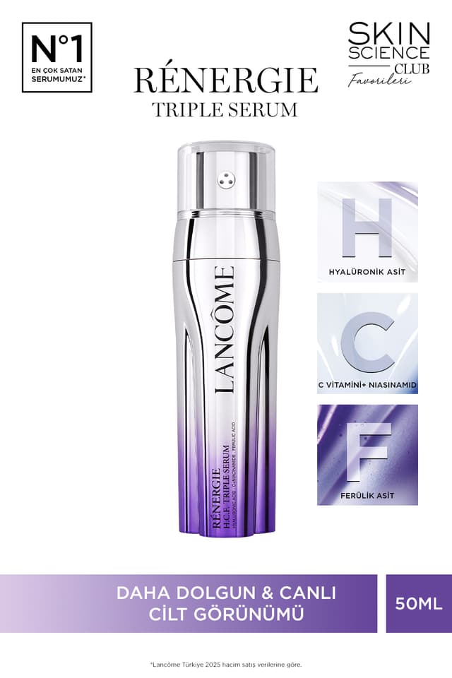 سرم سهگانه Lancome حاوی هیالورونیک اسید، ویتامین C، نیاسینامید و فرولیک اسید 50 ml مدل 3614272860377 سرم سهگانه Lancome حاوی هیالورونیک اسید، ویتامین C، نیاسینامید و فرولیک اسید 50 ml مدل 3614272860377