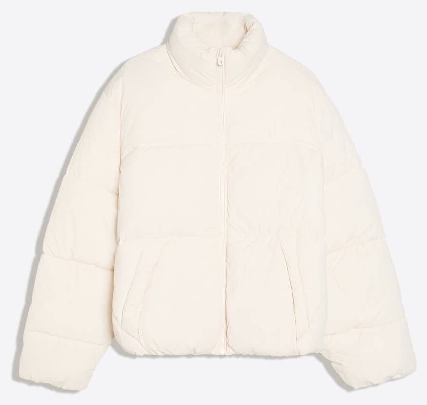 ژاکت زنانه Bershka ضدآب و کاپیتونه ژاکت زنانه Bershka ضدآب و کاپیتونه