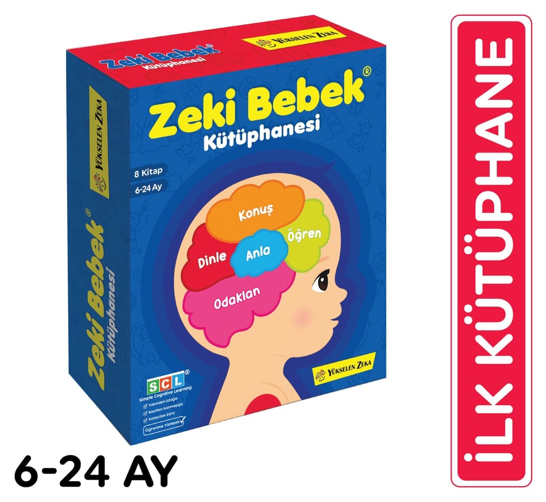 ست کتابخانه کودک هوشمند 6-24 ماه yükselen zeka 8 تایی ست کتابخانه کودک هوشمند 6-24 ماه yükselen zeka 8 تایی