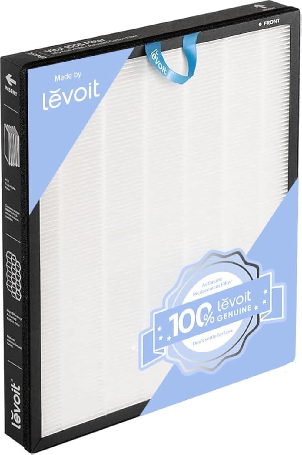 تصفیهکننده هوای هوشمند خانگی Levoit با فیلتر قابل شستوشو و حسگر کیفیت هوا، مدل Vital 100S تصفیهکننده هوای هوشمند خانگی Levoit با فیلتر قابل شستوشو و حسگر کیفیت هوا، مدل Vital 100S