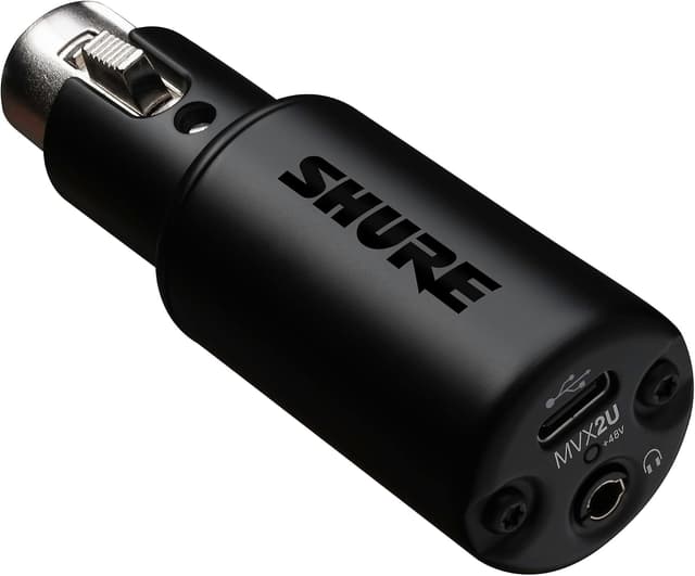 اینترفیس دیجیتال XLR به USB مدل MVX2U Shure با خروجی هدفون اینترفیس دیجیتال XLR به USB مدل MVX2U Shure با خروجی هدفون