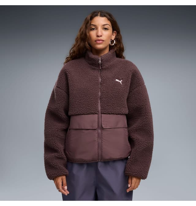 ژاکت پولار زنانه Puma Re قهوهای مدل 694567-91 ژاکت پولار زنانه Puma Re قهوهای مدل 694567-91