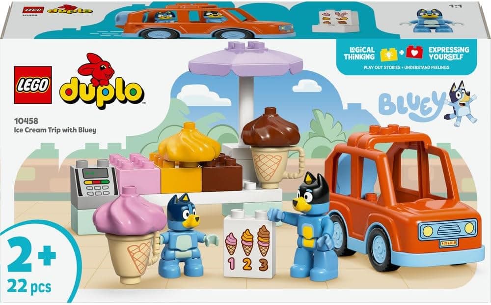 لگو DUPLO سفر بستنی با Bluey مدل 10458 لگو DUPLO سفر بستنی با Bluey مدل 10458