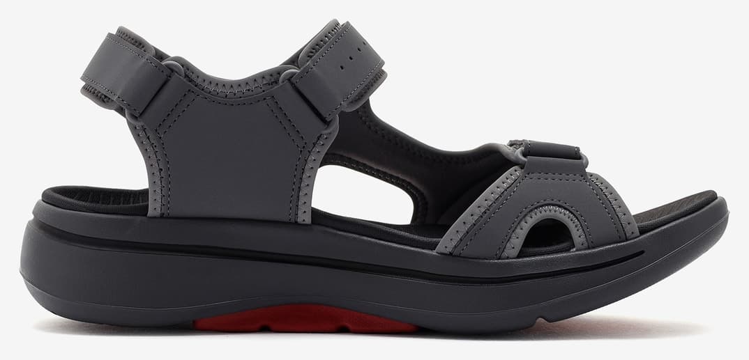 صندل مردانه Skechers Go Walk Arch Fit خاکستری Mission II مدل 229064 CCRD صندل مردانه Skechers Go Walk Arch Fit خاکستری Mission II مدل 229064 CCRD