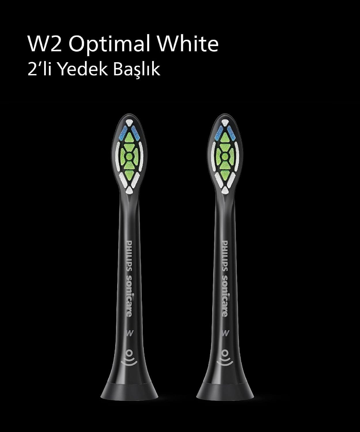 سری یدکی مسواک برقی PHILIPS Sonicare Optimal White با برس متوسطنرم، 2 عددی، مشکی مدل HX6062/88 سری یدکی مسواک برقی PHILIPS Sonicare Optimal White با برس متوسطنرم، 2 عددی، مشکی مدل HX6062/88