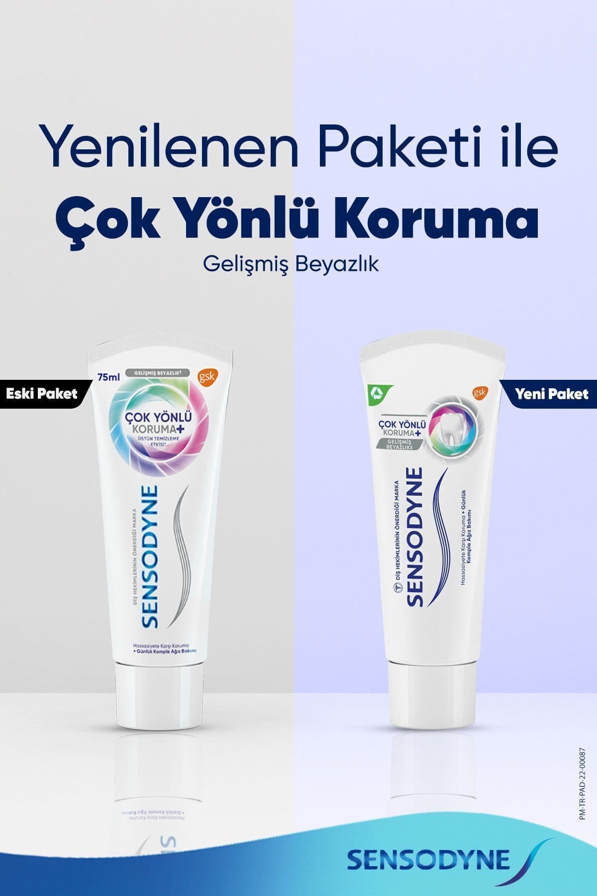 خمیر دندان Sensodyne محافظت چندمنظوره و سفیدکننده 75ml خمیر دندان Sensodyne محافظت چندمنظوره و سفیدکننده 75ml