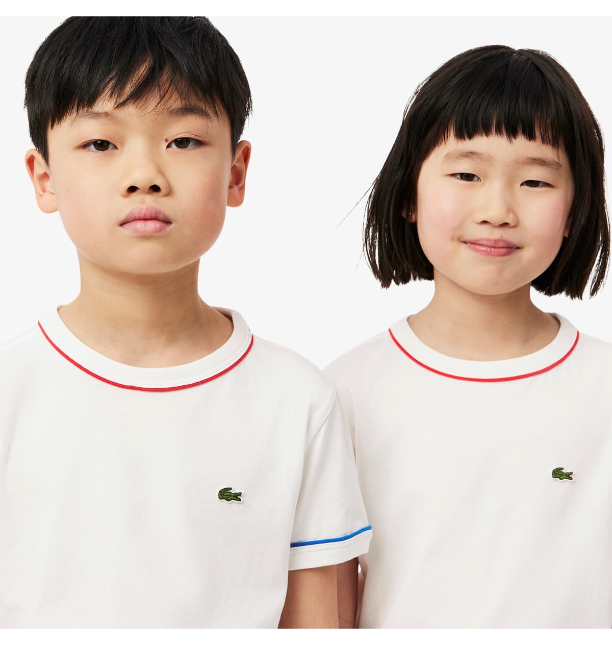 تیشرت بچگانه Lacoste یقه گرد کرم تیشرت بچگانه Lacoste یقه گرد کرم