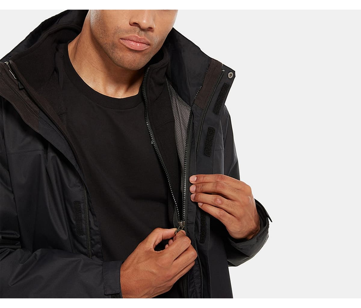 کاپشن مردانه The North Face مشکی Evolve II Triclimate مدل T0CG55JK3 کاپشن مردانه The North Face مشکی Evolve II Triclimate مدل T0CG55JK3