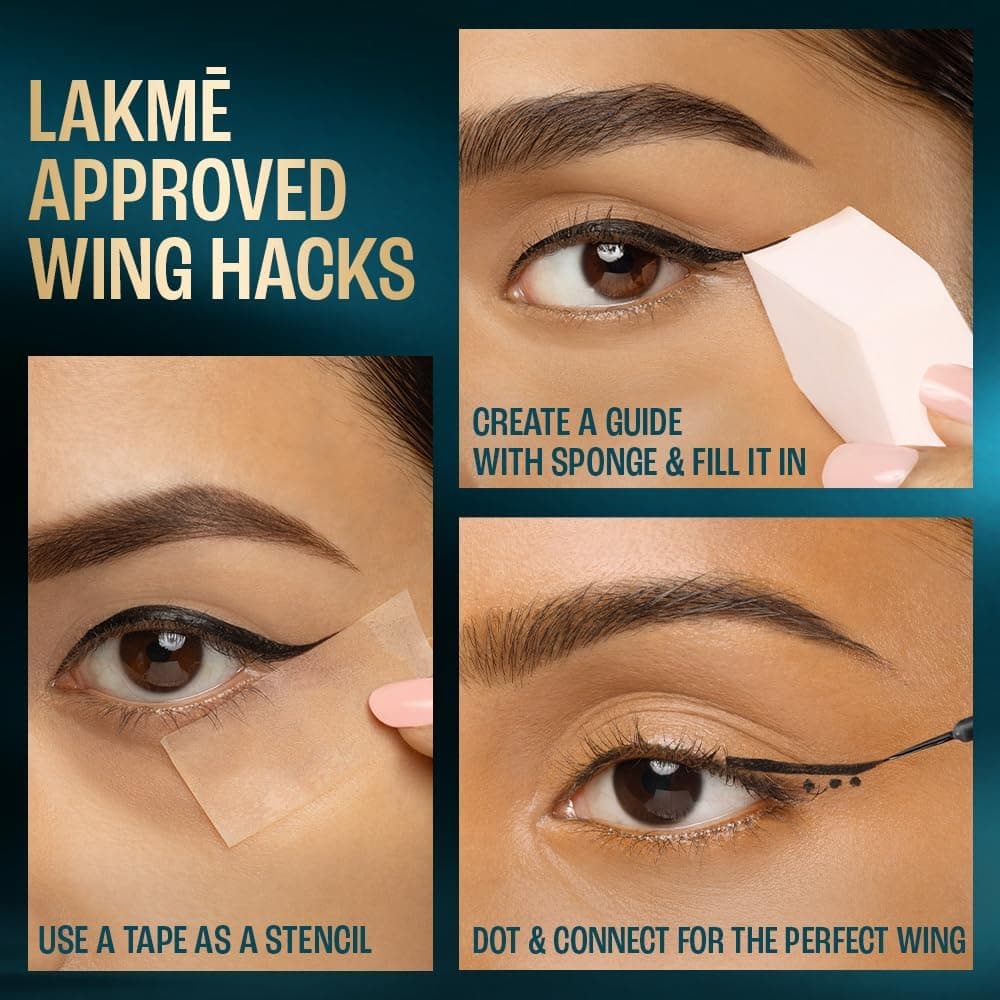 خط چشم مایع LAKMÉ Eyeconic مشکی 4.5 ml خط چشم مایع LAKMÉ Eyeconic مشکی 4.5 ml
