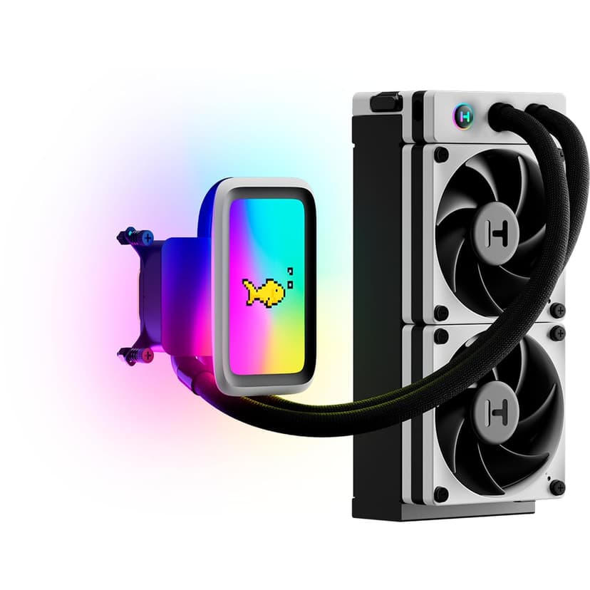 خنککننده مایع پردازنده سازگار با Intel-AMD HYTE Thicc Q60 qRGB LCD 240mm مدل FAN-HYTE-Q60-BW خنککننده مایع پردازنده سازگار با Intel-AMD HYTE Thicc Q60 qRGB LCD 240mm مدل FAN-HYTE-Q60-BW
