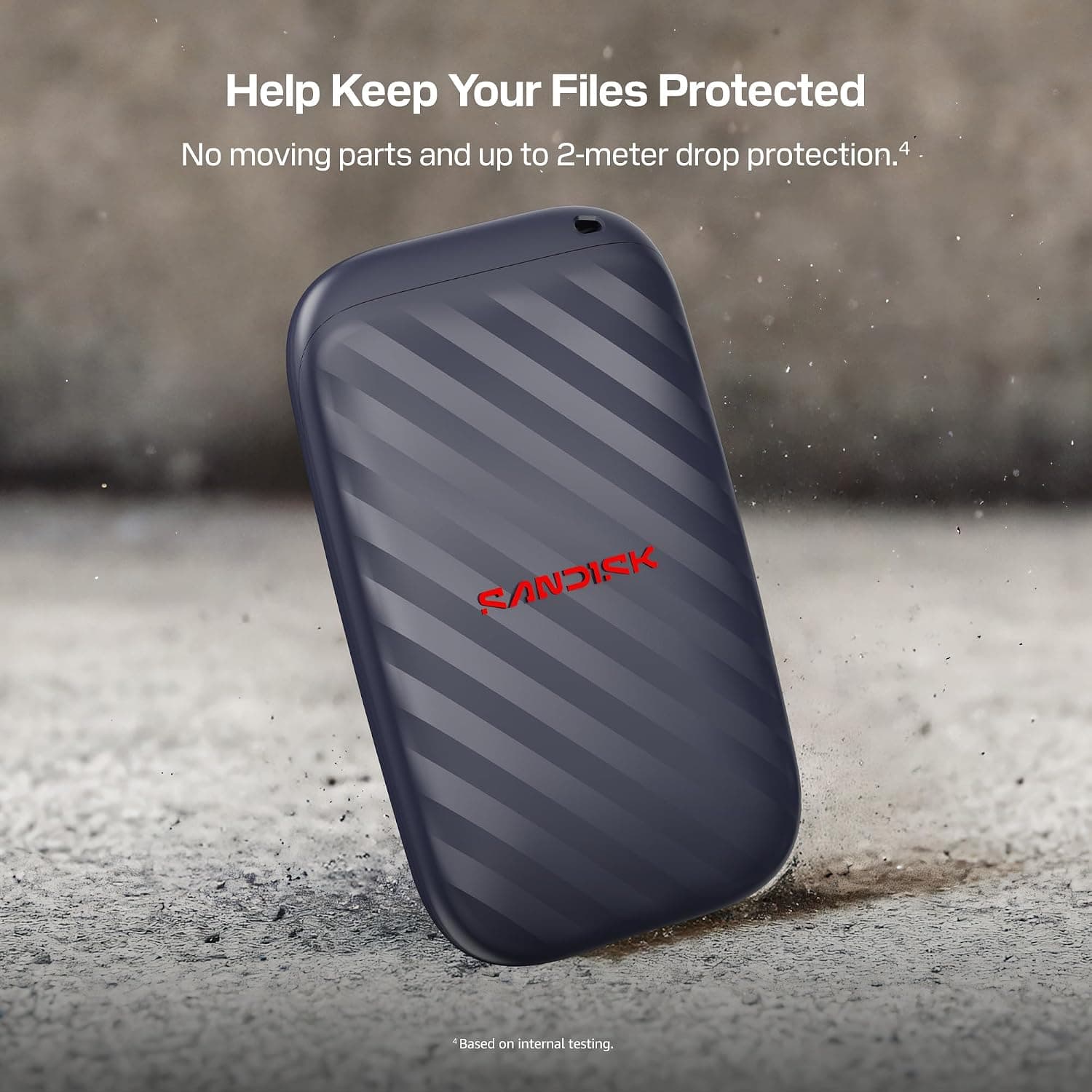 حافظه SSD قابل حمل 1TB SanDisk با سرعت خواندن تا 600MB/s، USB-C و USB 3.2 Gen 2 حافظه SSD قابل حمل 1TB SanDisk با سرعت خواندن تا 600MB/s، USB-C و USB 3.2 Gen 2
