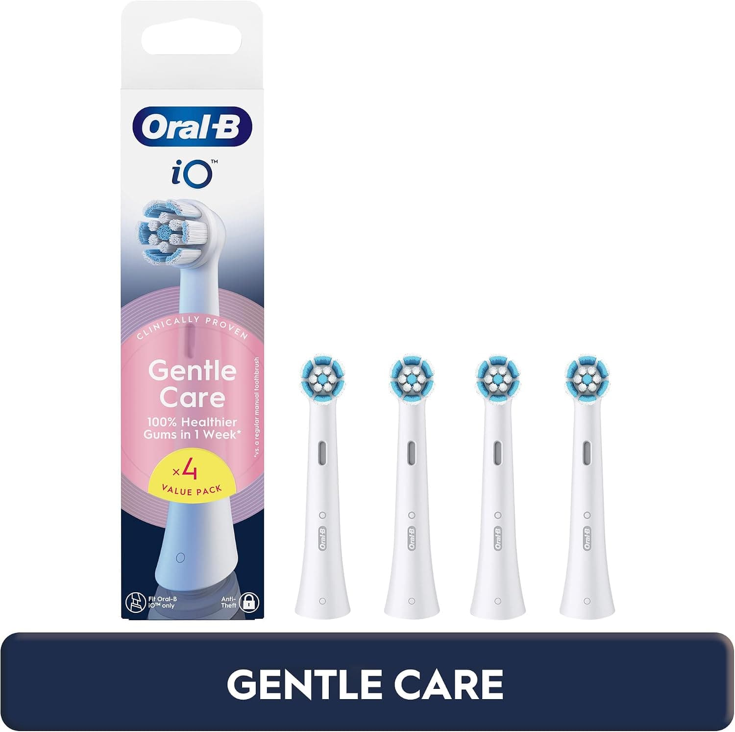 سری یدکی مسواک Oral-B مدل iO Gentle Care سفید 4 عدد سری یدکی مسواک Oral-B مدل iO Gentle Care سفید 4 عدد