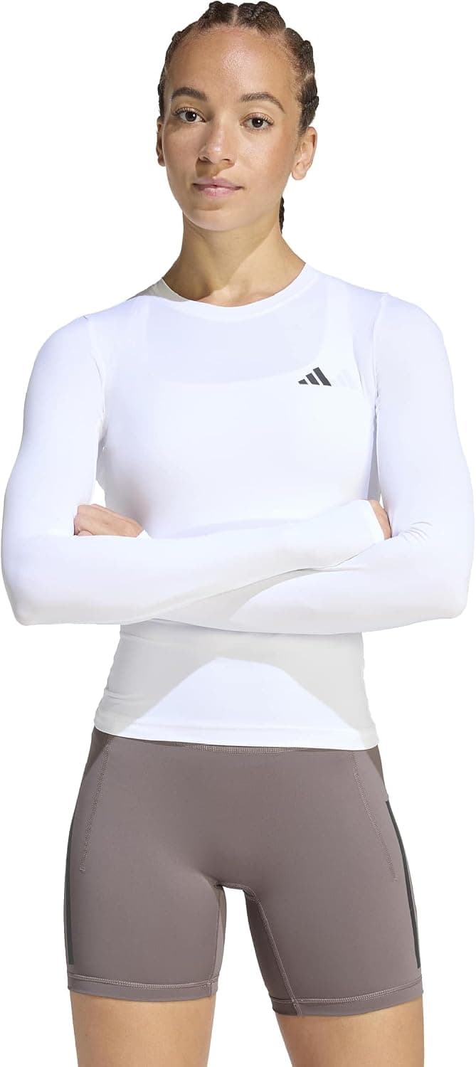 تیشرت ورزشی آستین بلند زنانه adidas PrimeLift Essentials Contour تیشرت ورزشی آستین بلند زنانه adidas PrimeLift Essentials Contour