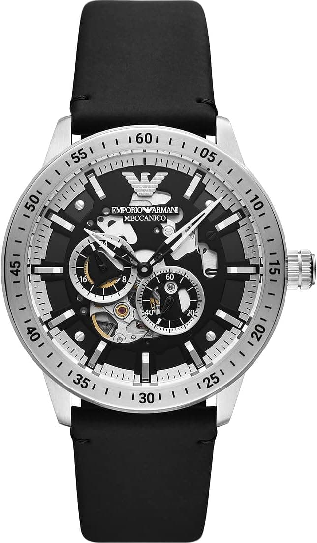 ساعت مچی مردانه Emporio Armani اتوماتیک بند استیل نقرهای مدل AR60051 ساعت مچی مردانه Emporio Armani اتوماتیک بند استیل نقرهای مدل AR60051