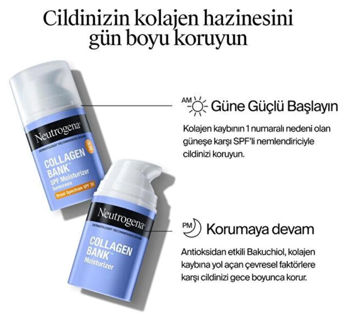 بالم لب حجمدهنده Neutrogena Collagen Bank 12ml و کرم روز مرطوبکننده SPF30 50ml بالم لب حجمدهنده Neutrogena Collagen Bank 12ml و کرم روز مرطوبکننده SPF30 50ml