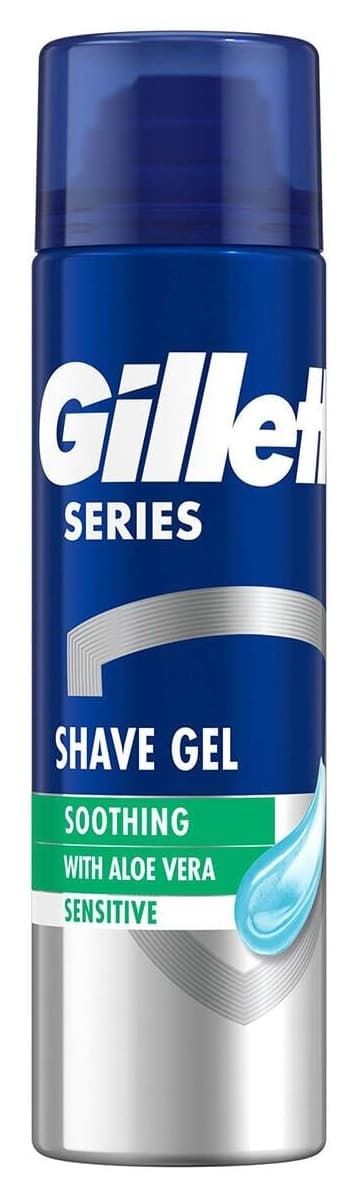 ژل اصلاح Gillette Series مخصوص پوست حساس 200 ml ژل اصلاح Gillette Series مخصوص پوست حساس 200 ml
