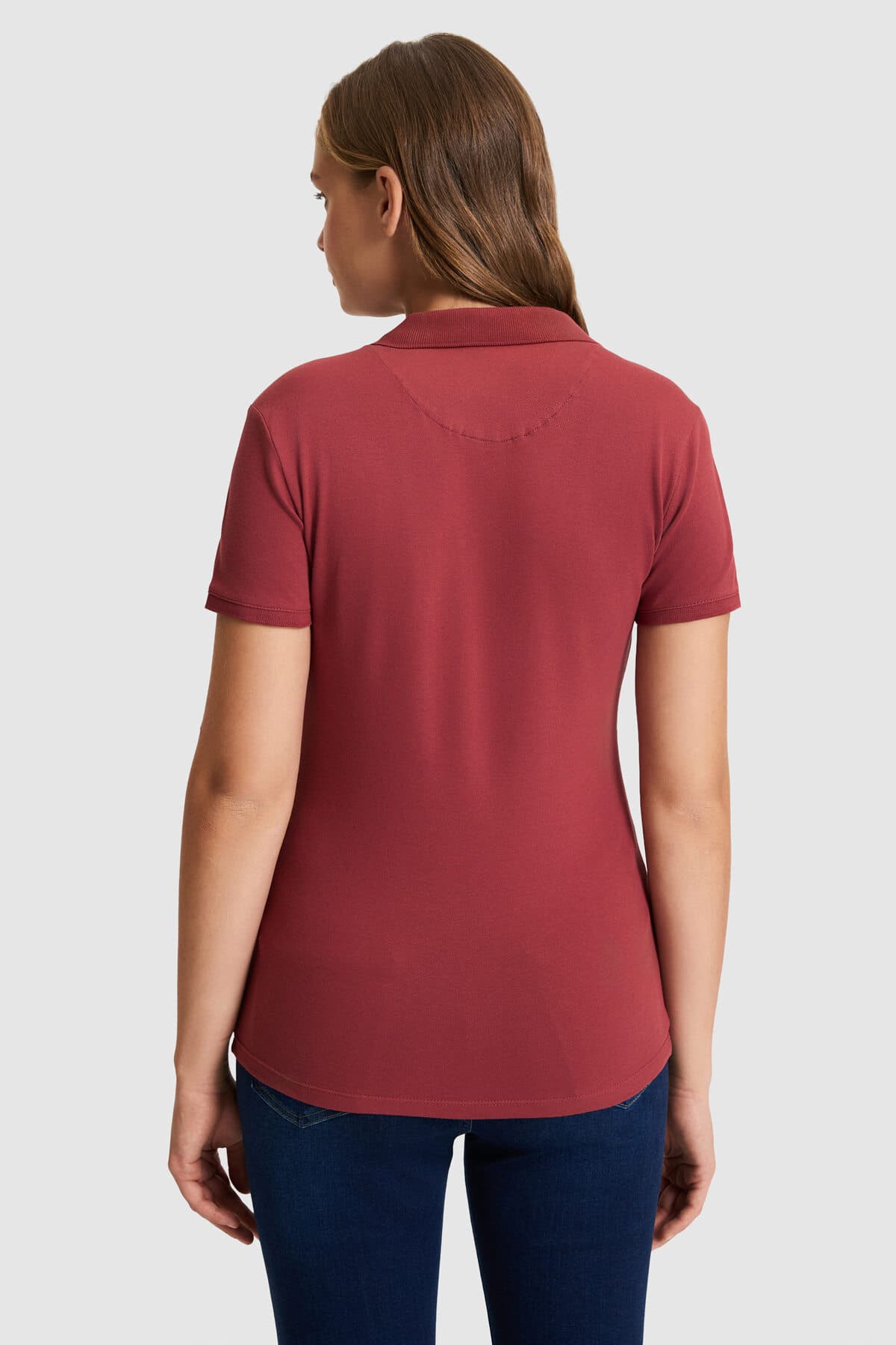 تیشرت زنانه U.S. Polo Assn. بیسیک گیلاسی مدل 50321798-VR223 تیشرت زنانه U.S. Polo Assn. بیسیک گیلاسی مدل 50321798-VR223