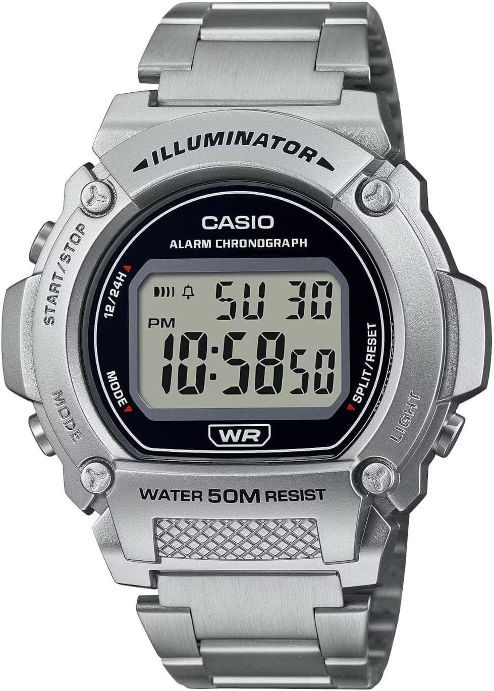 ساعت مچی دیجیتال مردانه Casio ضد آب 50M WR مدل W219H ساعت مچی دیجیتال مردانه Casio ضد آب 50M WR مدل W219H