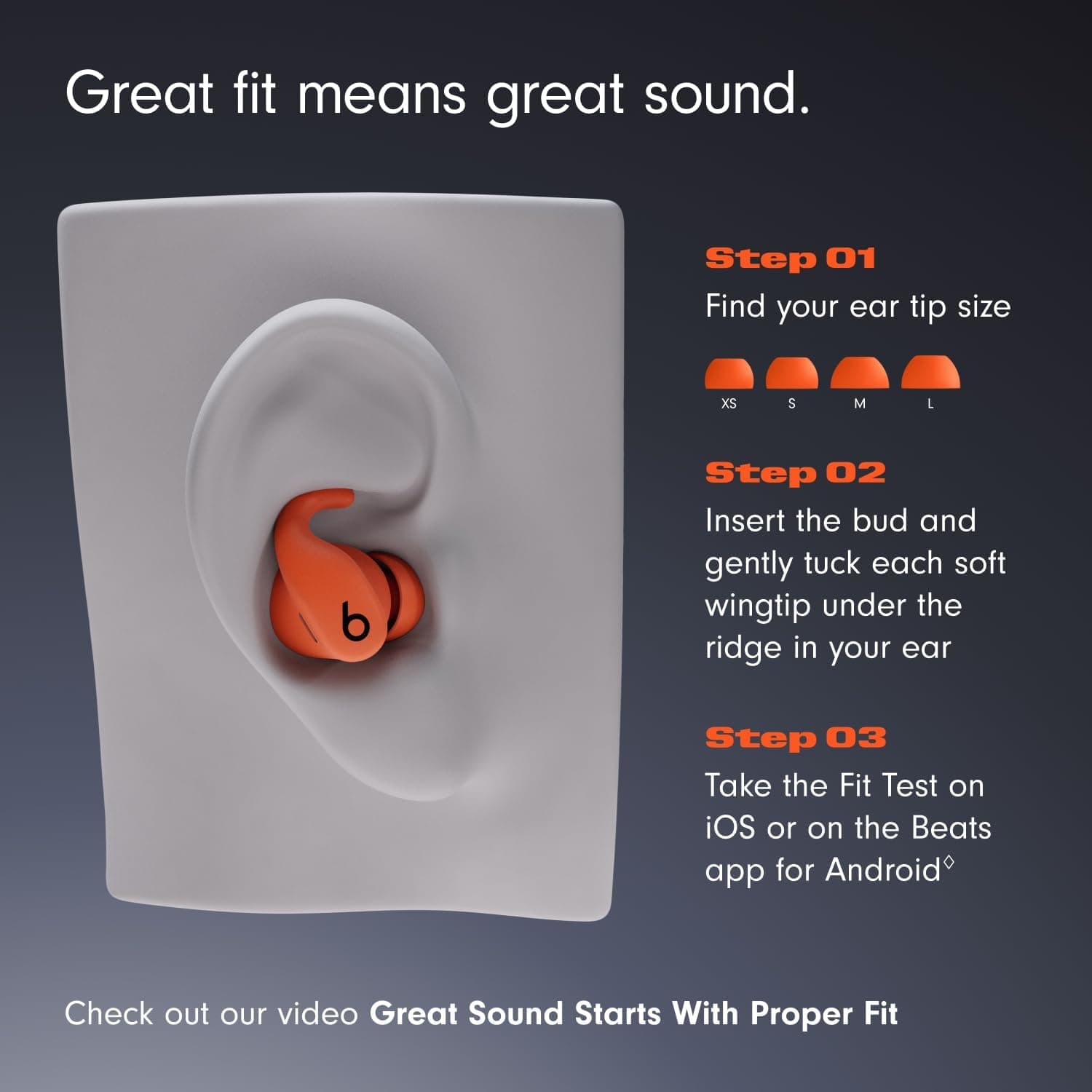 ایربادهای بیسیم ورزشی Beats Powerbeats Fit با حذف نویز نارنجی ایربادهای بیسیم ورزشی Beats Powerbeats Fit با حذف نویز نارنجی