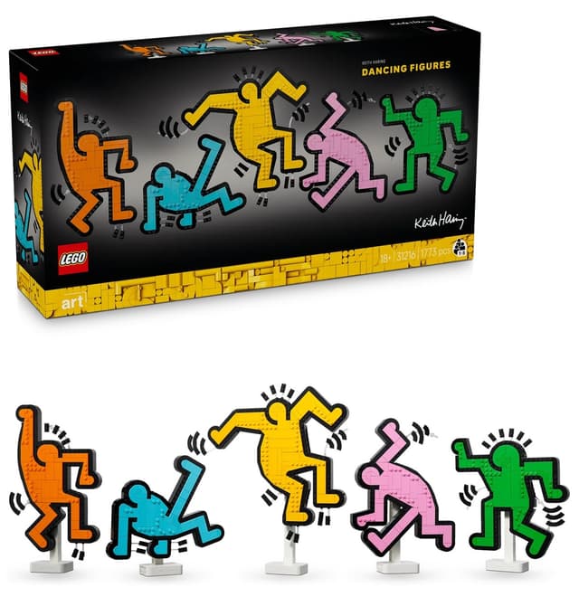 لگو 31216 Art Keith Haring فیگورهای رقصنده مناسب بالای 18 سال (1773 قطعه) لگو 31216 Art Keith Haring فیگورهای رقصنده مناسب بالای 18 سال (1773 قطعه)
