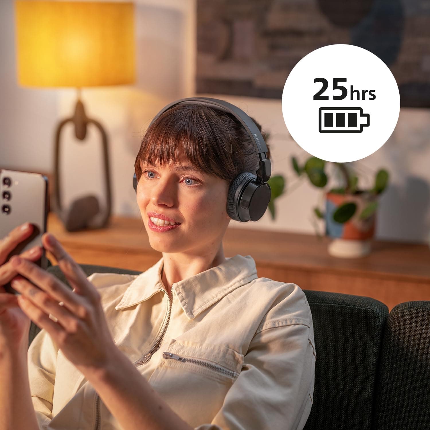 هدفون بلوتوث بیسیم روی گوش سبک Philips مدل TAH3209BK مشکی هدفون بلوتوث بیسیم روی گوش سبک Philips مدل TAH3209BK مشکی