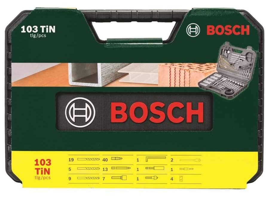 ست مته 103 قطعهای Bosch Professional Accessories مدل 2607017367 V-Line Titanium ست مته 103 قطعهای Bosch Professional Accessories مدل 2607017367 V-Line Titanium