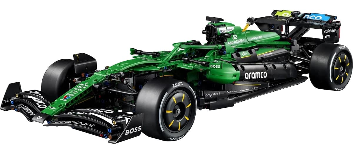 لگو 42240 Technic ماشین Aston Martin Aramco AMR25 F1 لگو 42240 Technic ماشین Aston Martin Aramco AMR25 F1