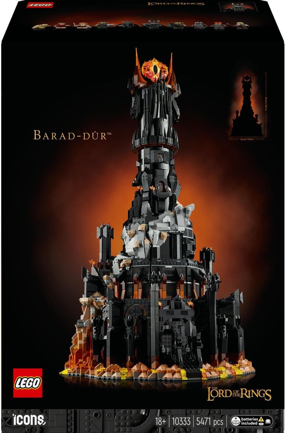 لگو Icons ارباب حلقهها Barad-dûr مدل 10333 لگو Icons ارباب حلقهها Barad-dûr مدل 10333