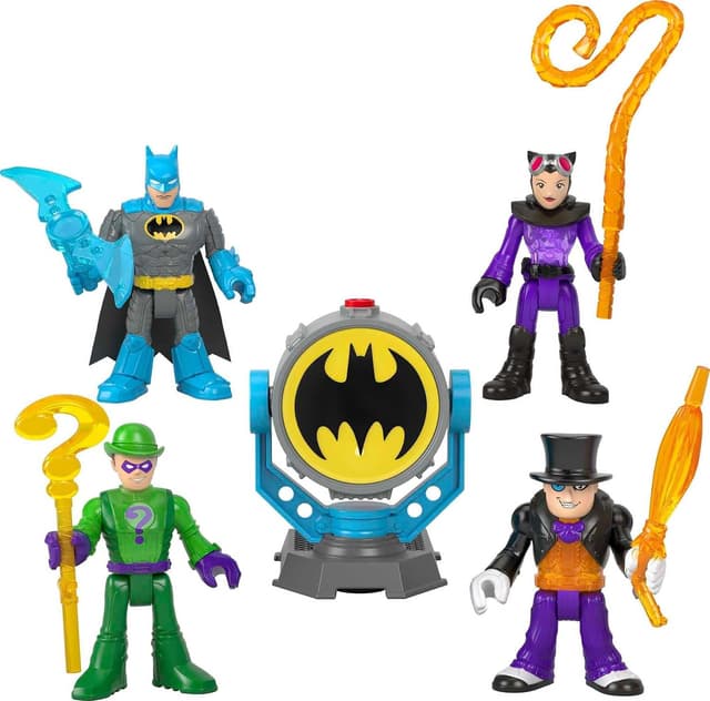 ست فیگور کودک Fisher-Price Imaginext DC Super Friends Bat-Tech Bat-Signal 3-8Y مدل HFD47 ست فیگور کودک Fisher-Price Imaginext DC Super Friends Bat-Tech Bat-Signal 3-8Y مدل HFD47
