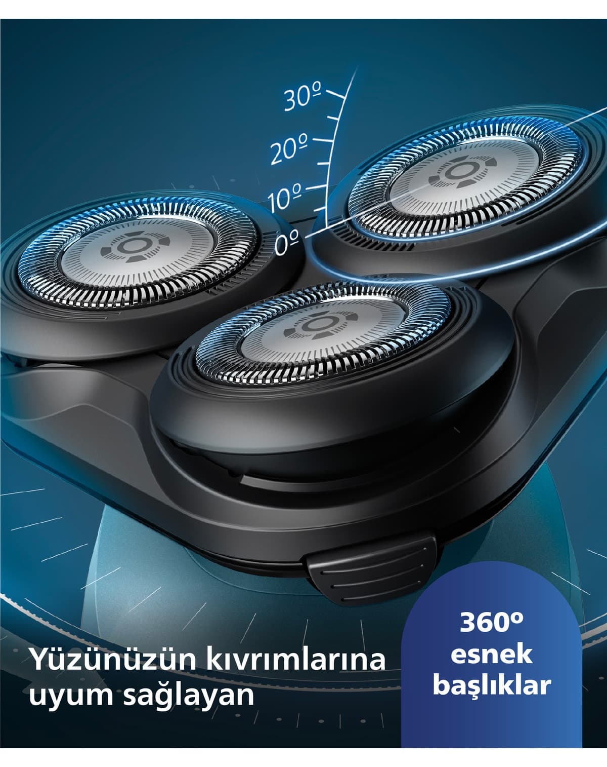 ماشین اصلاح Philips سری 5000 خشک و تر با سر ۳۶۰ درجه مدل S5445/03 ماشین اصلاح Philips سری 5000 خشک و تر با سر ۳۶۰ درجه مدل S5445/03