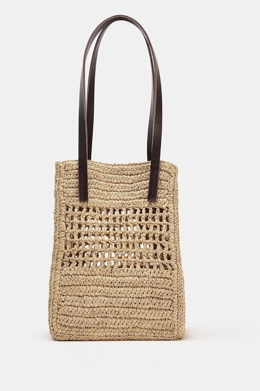 کیف توت مینی زنانه Zara حصیری کیف توت مینی زنانه Zara حصیری