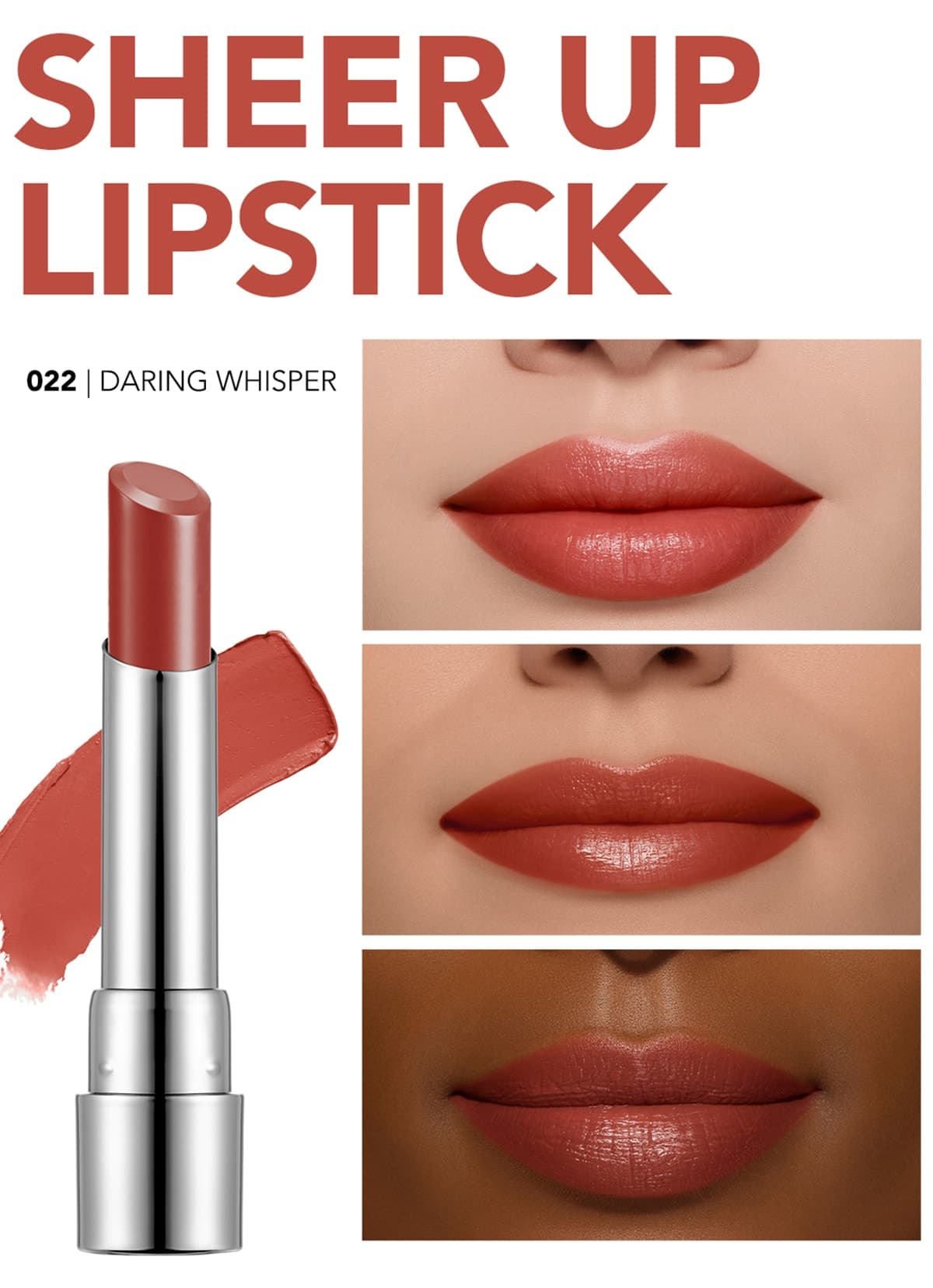 رژ لب Flormar مرطوبکننده براق Sheer Up Lipstick مدل 022 نجوای جسورانه رژ لب Flormar مرطوبکننده براق Sheer Up Lipstick مدل 022 نجوای جسورانه
