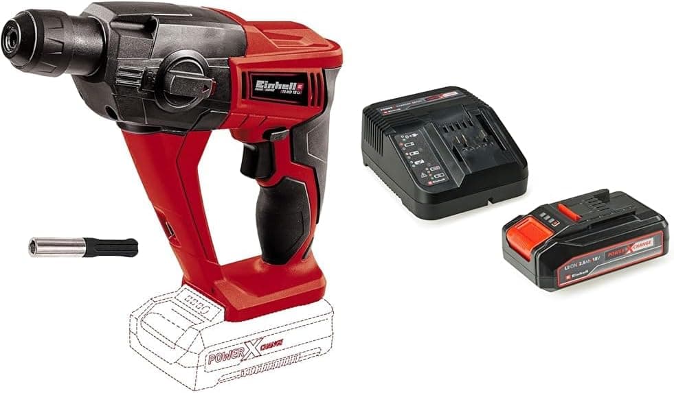 دریل شارژی پنوماتیک Einhell TE-HD 18 Li Solo با ست استارتر 18V 2,5Ah PXC دریل شارژی پنوماتیک Einhell TE-HD 18 Li Solo با ست استارتر 18V 2,5Ah PXC