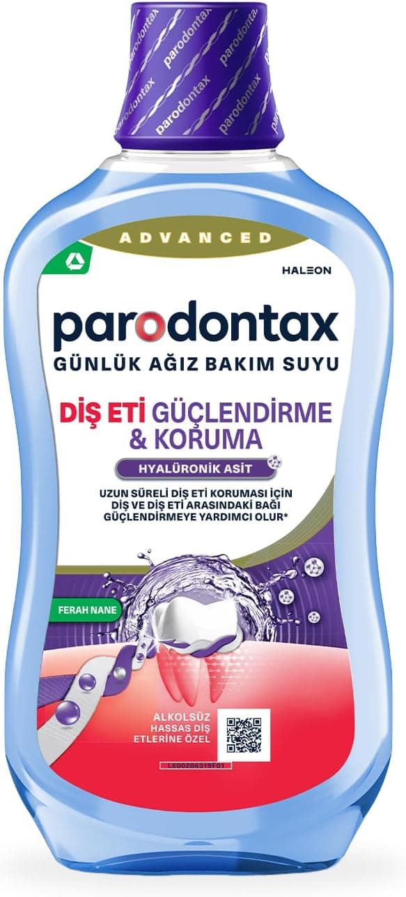 دهانشویه تقویت و محافظت از لثه Parodontax با طعم نعناع خنک 500 ml دهانشویه تقویت و محافظت از لثه Parodontax با طعم نعناع خنک 500 ml