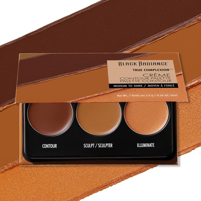 پالت کانتور کرمی Black Radiance True Complexion برای پوست متوسط تا تیره 7.5 Gram پالت کانتور کرمی Black Radiance True Complexion برای پوست متوسط تا تیره 7.5 Gram