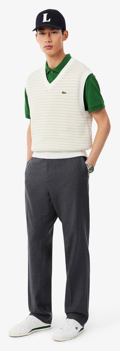 پولو مردانه Lacoste فیت کلاسیک سبز مدل L.12.12 پولو مردانه Lacoste فیت کلاسیک سبز مدل L.12.12