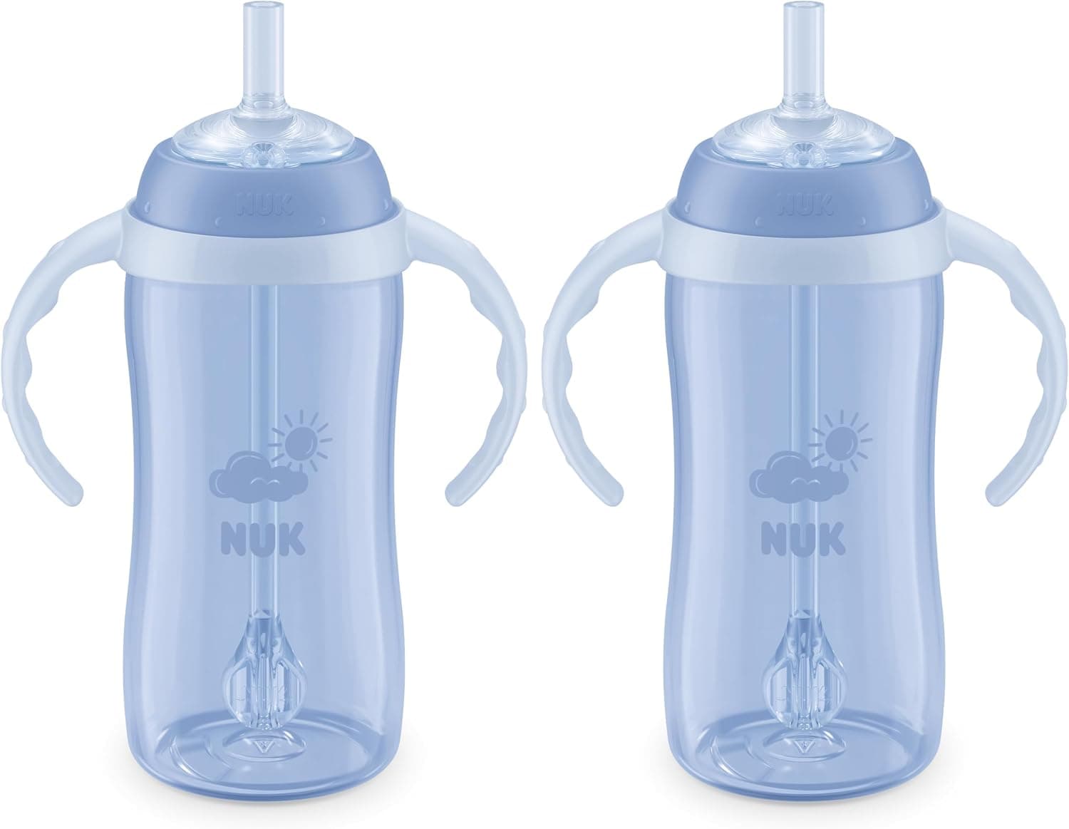 لیوان آموزشی NUK با نی نرم 10 oz 8 ماه به بالا لیوان آموزشی NUK با نی نرم 10 oz 8 ماه به بالا